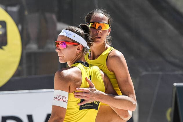 comdirect beach tour 2020 Duesseldorf 3, 31 07 2020 Anna Lena Gruene, Kira Walkenhorst comdirect beach tour 2020 Duesseldorf 3 on 31 07 2020, Duesseldorf Copyright: xBEAUTIFULxSPORTS PeterxWeberx