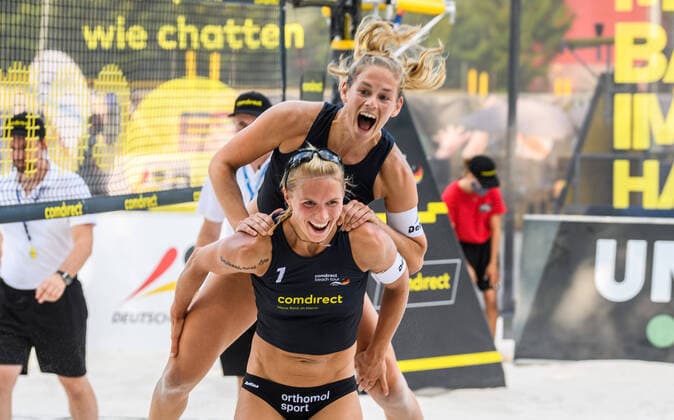 comdirect beach tour 2020 Hamburg 1, 16 08 2020 Kim Behrens, Cinja Tillmann comdirect beach tour 2020 Hamburg 1 am 16 08 2020, Hamburg Copyright: xBEAUTIFULxSPORTS PeterxWeberx