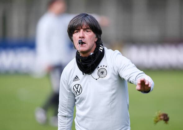 Football International UEFA Nations League 31 08 2020 Training of the German national team in Stuttgart on the training grounds of Stuttgart Kickers Coach Joachim Loew Germany