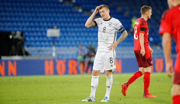 Photo Manuel Geisser 06 9 2020 Basel St Jakob Park Basel Football Season 2020 2021 Men Nations League 2 Matchday Switzerland Germany Toni Kroos Germany