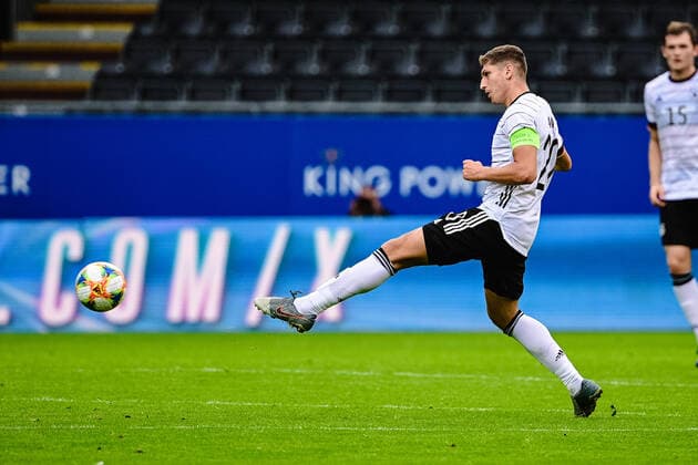 Football U 21 EM Qualification match Belgium Germany on 08 09 2020 at King Power Stadium At Den Dreef in Leuven Vitaly Janelt Germany DFB regulations prohibit any use of photographs as image sequences and or quasi video xMNx