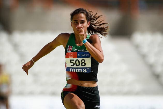 September 13, 2020, Madrid, MADRID, SPAIN: Valvanuz Canizo competes in women s long jump, Heptathlon, during the 100th Spanish Athletics Championship at Vallehermoso stadium on september 13, 2020 in Madrid, Spain. Madrid SPAIN - ZUMAa181 20200913_zaa_a181_160 Copyright: xOscarxJ.xBarrosox