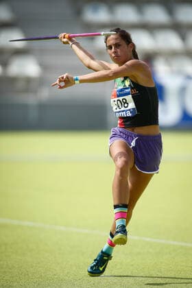 September 13, 2020, Madrid, MADRID, SPAIN: Valvanuz Canizo competes in women s javelin throw, Heptathlon, during the 100th Spanish Athletics Championship at Vallehermoso stadium on september 13, 2020 in Madrid, Spain. Madrid SPAIN - ZUMAa181 20200913_zaa_a181_175 Copyright: xOscarxJ.xBarrosox