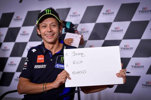 Press Confference before the TISSOT Grand Prix of Emilia Romagna and the Rimini Riviera at Misano World Circuit Marco Simoncelli 17 September, 2020 Rueda de prensa antes of the TISSOT Grand Prix of Emilia Romagna and the Rimini Riviera at the Misano World Circuit Marco Simoncell 17 September, 2020 Valentino Rossi Monster Energy Yamaha MotoGP POOL MotoGP com Cordon Press Cordon Press,  xx xx