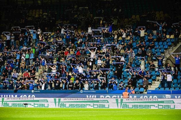 Football 2 Bundesliga 1 matchday VfL Bochum FC St Pauli on 21 09 2020 at the Vonovia Ruhr Stadium in Bochum Fans at the stadium DFL regulations prohibit any use of photographs as image sequences and or quasi video xMNx