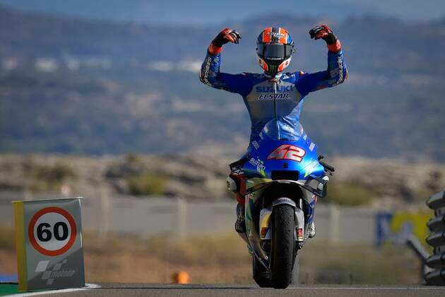 Races of MotoGP Grand Prix Michelin of Aragon at Alcaniz MotorLand Circuit October 18, 2020 Races of the Michelin Aragon MotoGP Grand Prix at Alcaniz or MotorLand Aragon Circuit October 18, 2020 Alex Rins POOL MotoGP com Cordon Press  xx xx
