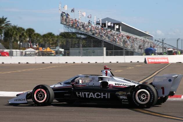 October 24, 2020, St. Petersburg, Florida, USA: IndyCar, Indy Car, IRL, USA driver Josef Newgarden is seen approaching turn 2 during the morning IndyCar practice session at the Firestone Grand Prix of St. Petersburg on Saturday, Oct. 24, 2020 in St. Petersburg. St. Petersburg USA - ZUMAs70_ 0105849694st Copyright: xLuisxSantanax