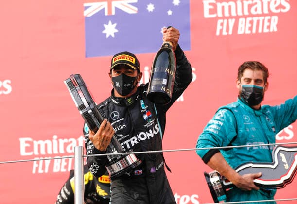 Motorsports FIA Formula One World Championship 2020, Grand Prix of Emilia Romagna, 44 Lewis Hamilton GBR, Mercedes AMG Petronas Formula One Team , Imola Italy
