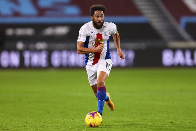 December 16, 2020, London, United Kingdom: Andros Townsend of Crystal Palace seen in action during the Premier League match between West Ham United and Crystal Palace at London Stadium. London United Kingdom - ZUMAs197 20201216_zab_s197_084 Copyright: xRichardxCalverx