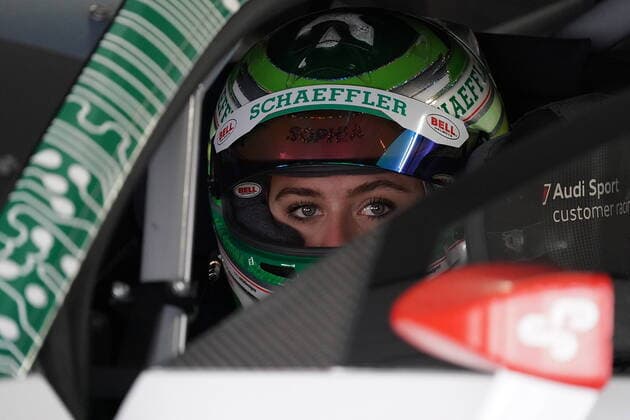 DTM Test Drives 2021, Hockenheimring, 07 04 08 04 2021 08 04 2021, Hockenheimring, Hockenheim, DTM Test Drives 2021, Hockenheimring, 07 04 08 04 2021 , pictured Sophia Flörsch DEU 99 , Team Audi Sportsline. nordphotoxGmbHx xBratic nph00250
