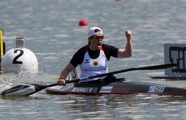 Anja ADLER, Canoe European Olympic Qualifier and Canoe Sprint and Paracanoe World Cup, 15 May, 15 05 2021 Canoe European Olympic Qualifier and Canoe Sprint and Paracanoe World Cup, 15 May, 15 05 2021 Szeged Copyright: xEIBNER NikolaxKrsticx EP_EER