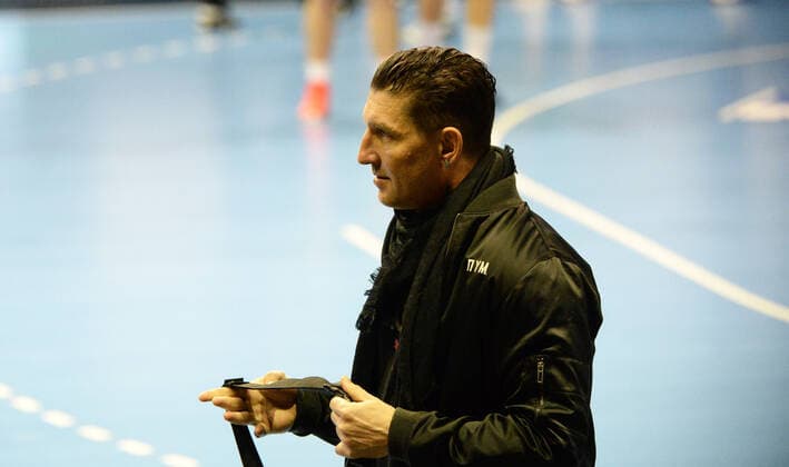 Handball, men, season 2020 2021, 1 Bundesliga 15 matchday , Füchse Berlin FRISCH AUF Göppingen, Board of Sport Stefan Kretzschmar Füchse Berlin before the match, 16 05 2021, Copyright: xSebastianxRäppoldx xMatthiasxKox