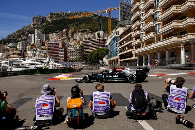 77 Valtteri Bottas FIN, Mercedes AMG Petronas F1 Team , F1 Grand Prix of Monaco at Circuit de Monaco on May 20, 2021 in Monte Carlo, Monaco Photo by HOCH ZWEI Monte Carlo Monaco