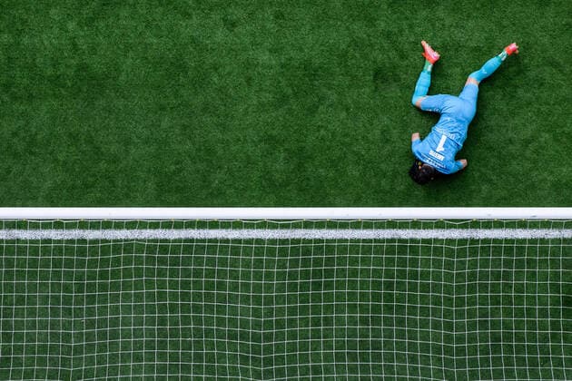 210523 IFK Gothenburgs goalkeeper Ioannis Anestis during the football match in the Allsvenskan between Djurgarden and IFK Gothenburg on 23 May 2021 in Stockholm,  Copyright: JESPERxZERMAN BB210523JZ106