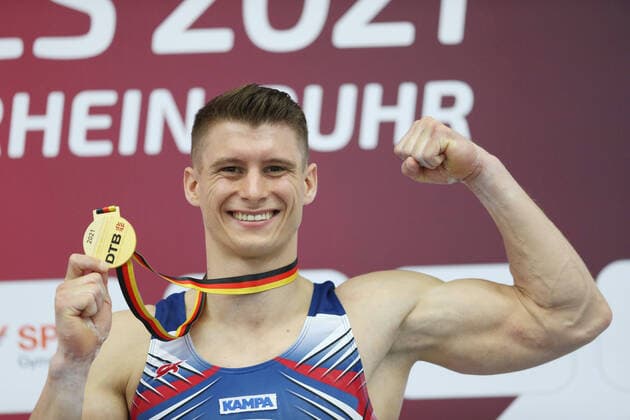 Lukas Dauser, Unterhaching, during 2021 German championships The finals in Dortmund 04 06 2021