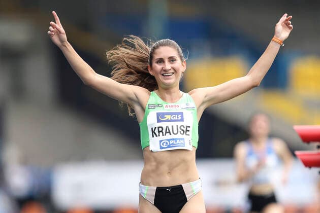 German Athletics Championships Braunschweig, 05 06 2021 Gesa Felicitas Krause RL Silvesterlauf Trier German Athletics Championships on 05 06 2021 at Eintracht Stadium, Braunschweig Lower Saxony Copyright: xBEAUTIFULxSPORTS AxelxKohringx