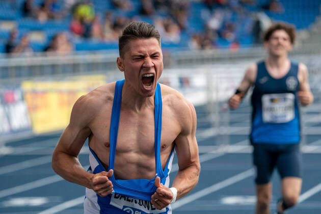 German Athletics Championships Braunschweig, 05 06 2021 Erik Balnuweit TV Wattenscheid 01 on 05 06 2021 during the German Athletics Championships 2021 in the Eintracht Stadium in Braunschweig Copyright: xBEAUTIFULxSPORTS Flatemerschx