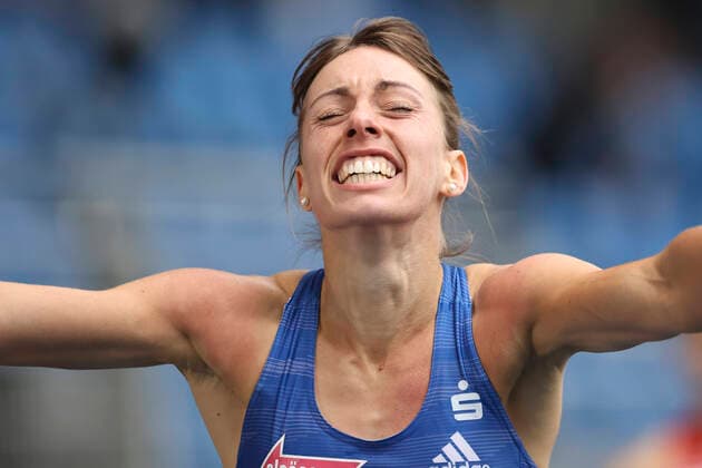 German Athletics Championships Braunschweig, 06 06 2021 Carolina Krafzik WUE VfL Sindelfingen German Athletics Championships on 06 06 2021 at Eintracht Stadium, Braunschweig Lower Saxony Copyright: xBEAUTIFULxSPORTS AxelxKohringx