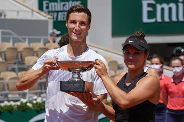 2021 Roland Garros Mixed Doubles Desirae Krawczyk , USA and Joe Salisbury , GBR