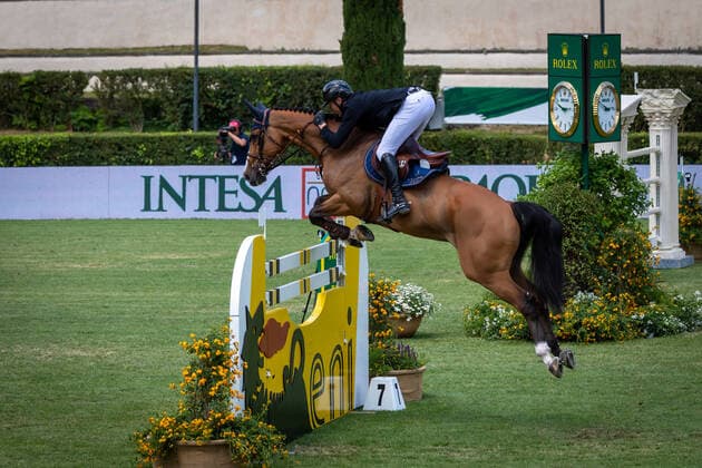 Italy: CSIO Grand Prix Rome at 88th David Will (GER) ride C VIER 2 and winning the Rolex Grand Prix Rome at the 88th CSIO 5th Master D Inzeo at Piazza di Siena on May 30, 2021 in Rome, Italy. Rome Italy Piazza di Siena Copyright: GennaroxLeonardi