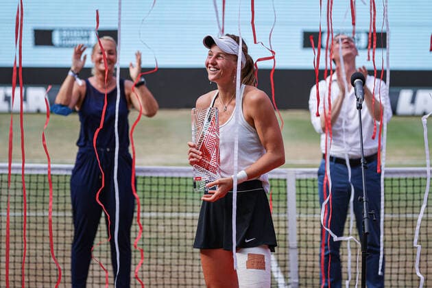 In the picture winner 2021 Liudmila SAMSONOVA RUS singles final, bett1open 2021, Berlin, LTTC Rot Weiß Steffi Graf Stadion, 20 06 2021,