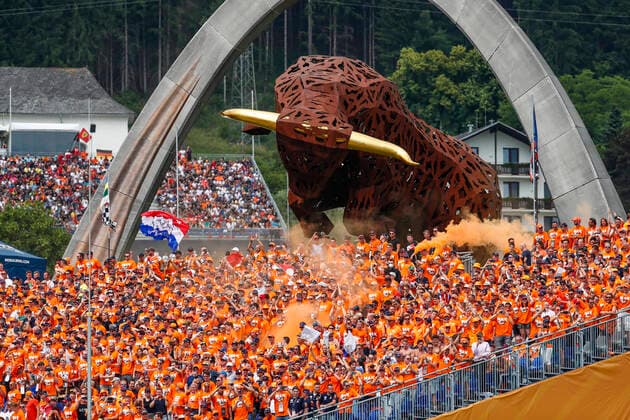 Fans, F1 Grand Prix of Austria at Red Bull Ring on July 4, 2021 in Spielberg, Austria Photo by HOCH ZWEI Spielberg Austria