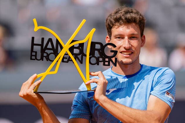 Winner Pablo Carreno Busta ESP 18 07 21, Hamburg, Hamburg European Open 2021, Tennis am Hamburger Rothenbaum, ATP500, Final, Mens Singles Â