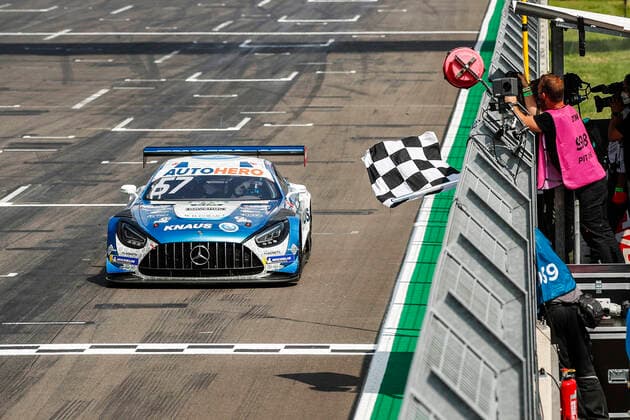 Klettwitz DTM Lausitz 2021 on July, 24, 2021, Photo by Hoch Zwei 57 Philip Ellis SUI , Mercedes AMG GT3, Mercedes AMG Team Winward Klettwitz Germany