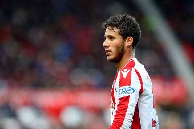 Mandatory Credit: Photo by Paul Greenwood BPI Shutterstock (9189020bo) Ramadan Sobhi Stoke City v Leivcester City, Premier League, bet365 Stadium, UK - 4 November 2017 Stoke City v Leivcester City, Premier League, bet365 Stadium, UK - 4 November 2017  Copyright: xPaulxGreenwood BPI Shutterstockx 9189020bo