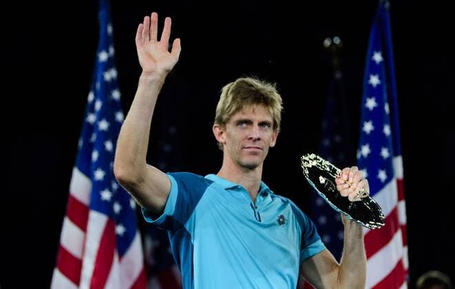 Mandatory Credit: Photo by Mike Frey BPI Shutterstock (9049570ec) Kevin Anderson of South Africa with then runner s up trophy in the men s singles final of the US Open US Open Tennis , USTA, Flushing Meadows, New York, 10 Sep 2017, US Open Tennis , USTA, Flushing Meadows, New York, 10 Sep 2017, Copyright: xMikexFrey BPI Shutterstockx 9049570ec