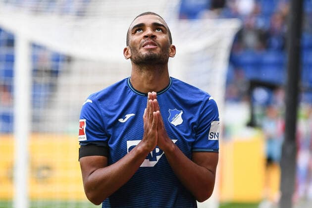 22 08 2021, xmeix, 1 Fussball Bundesliga, TSG 1899 Hoffenheim 1 FC Union Berlin, emspor v l n r, Kevin Akpoguma TSG 1899 Hoffenheim DFL DFB REGULATES PROHIBIT ANY USE OF PHOTOGRAPHS as IMAGE SEQUENCES and or QUASI VIDEO emspor Sinsheim prio:1