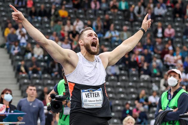 ISTAF Berlin, 12 09 2021 Johannes Vetter GER ISTAF on 12 09 2021 at the Olympic Stadium in Berlin GER Copyright: xBEAUTIFULxSPORTS AxelxKohringx