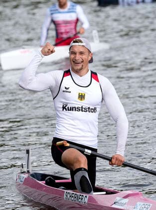 Conrad SCHEIBNER GER C1 Men 1000 WC 2021 in canoe and kayak sprint at Bagsvaerd soe Saturday, September 18, 2021, Bagsvaerd  Copyright: KeldxNavntoft KeldxNavntoftx cop107 spdk20210918-143805-L