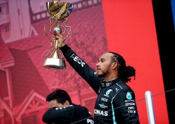 44 Lewis Hamilton GBR, Mercedes AMG Petronas F1 Team , F1 Grand Prix of Russia at Sochi Autodrom on September 26, 2021 in Sochi, Russia Photo by HOCH ZWEI Sochi Russia