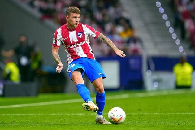 Mandatory Credit: Photo by Pressinphoto Shutterstock (12521650fk) Kieran Trippier of Atletico de Madrid Atletico de Madrid v FC Barcelona, Barca La Liga 2021-2022, date 8. Football, Wanda Metropolitano Stadium, Madrid, Spain - 2 Oct 2021 EDITORIAL USE ONLY No use with unauthorised audio, video, data, fixture lists (outside the EU), club league logos or live services. Online in-match use limited to 45 images (+15 in extra time). No use to emulate moving images. No use in betting, games or single club league player publications services. Atletico de Madrid v FC Barcelona, La Liga 2021-2022, date 8. Football, Wanda Metropolitano Stadium, Madrid, Spain - 2 Oct 2021 EDITORIAL USE ONLY No use with unauthorised audio, video, data, fixture lists (outside the EU), club league logos or live services. Online in-match use limited to 45 images (+15 in extra time). No use to emulate moving images. No use in betting, games or Copyright: xPressinphoto Shutterstockx 12521650fk