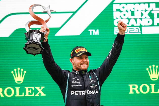 77 Valtteri Bottas FIN, Mercedes AMG Petronas F1 Team , F1 Grand Prix of Turkey at Intercity Istanbul Park on October 10, 2021 in Istanbul, Turkey Photo by HOCH ZWEI Istanbul Turkey