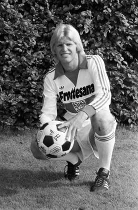 17 07 78 VfB Stuttgart photo session 1978 1979 Germany, Stuttgart, 17 07 1978, football, Bundesliga, VfB Stuttgart photo session season 1978 1979 Bernd Förster