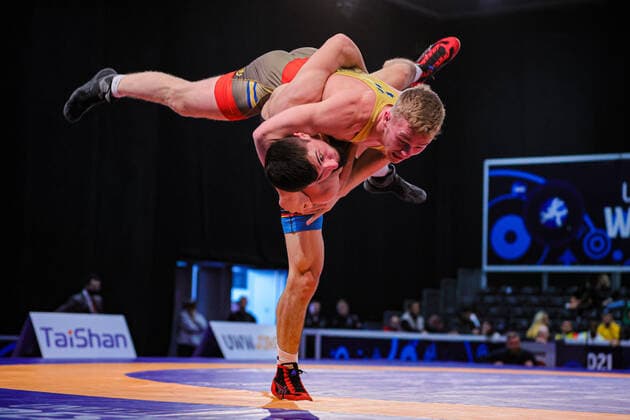 u23 World Championships GR 72kg Idris Hanpasaevic IBAEV GER df Erik Arthur PERSSON SWE Belgrade Serbia Copyright: xUnitedxWorldxWrestlingx xKadirxCaliskanx