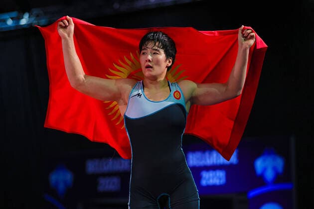 u23 World Championships WW 76kg Aiperi MEDET KYZY KGZ Belgrade Serbia Copyright: xUnitedxWorldxWrestlingx xKadirxCaliskanx