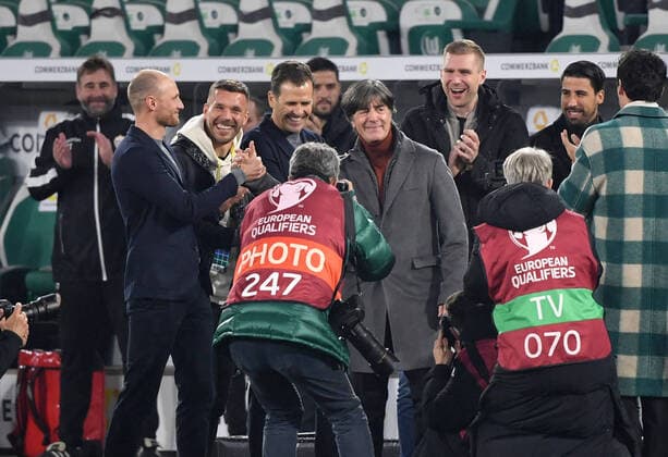 Official farewell to former national coach Joachim Löw, Jogi Löw 11 11 2021, football UEFA World Cup qualifiers, Europe, 2021 22, matchday 9, Germany Liechtenstein photo Maik Hölter TEAM2sportphoto Wolfsburg Lower Saxony Germany. Team2