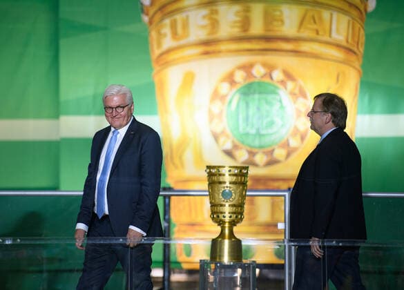 German President Frank Walter Steinmeier, Rainer Koch DFB Cup Final 2019 RB Leipzig FC Bayern Muenchen 0 3 25 May 2019, Berlin Olympiastadion RB Leipzig FC Bayern Muenchen 0 3