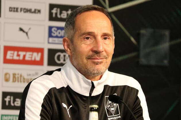 25 11 2021, Mönchengladbach, GER, football, men, BL, season 2021 2022, Borussia Moenchengladbach press conference BL 1 FC Koeln vs Bor Mönchengladbach coach Adi Hütter Huetter Gladbach Mönchengladbach NRW Germany