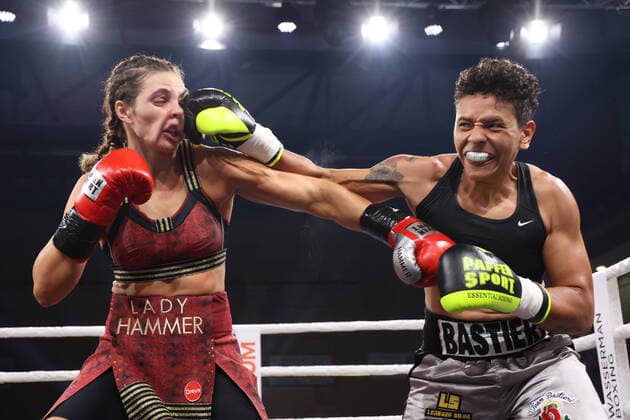 Boxing Wasserman Boxgala, Ilsenburg, 03 11 2021 Christina Hammer GER Daniele Bastieri BRA Ilsenburg Germany