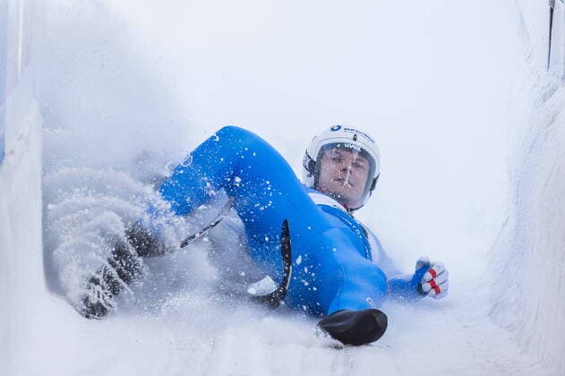 19 12 2021, Olympia Eiskanal, Innsbruck, AUT, Eberspaecher Luge World Cup, Igls, Sprint, Men, in picture Dominik Fischnaller ITA Dominik Fischnaller of Italy during the men s sprint competition of Eberspaecher World Cup at the Olympia Eiskanal in Innsbruck, Austria on 2021 12 19  Innsbruck  EP_gro