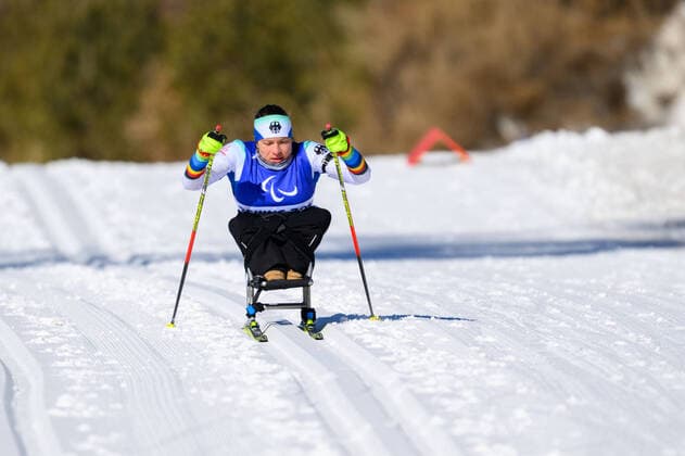 Paralympic Games Beijing 2022 05 3 2022 Day 1 ZHANGIJAKOU, PEOPLES REPUBLIC OF CHINA MARCH 05 Image of the Paralympic Games Beijing 2022 during the sprint competitions at Zhangijakou National Biathlon Center of Zhangijakou on 05 3 2022 in Hebei Peoples Republic of China WICKER, Anja GER , local club MTV Stuttgart WUER , date of birth 22 12 1991 place of birth Stuttgart, paralympic classification LW 10,5 seated competing Oliver Kremer DBS Copyright: xBEAUTIFULxSPORTS OliverxKremerx
