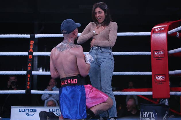 Boxing Agon Fightnight, Berlin, 11 03 2022 Dario Socci ITA Vincenzo Il Capo Gualtieri GER Berlin Germany