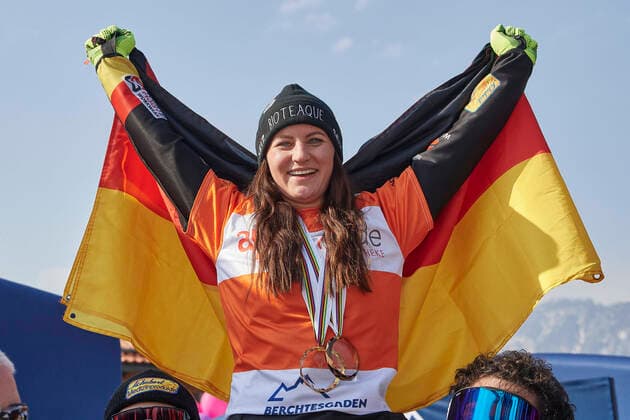 Berchtesgaden, Germany 19 March 2022 FIS Snowboard World Cup Final 2021 2022 Parallel Slalom Berchtesgaden 19 03 2022 Ramona Hofmeister GER Overall World Cup Winner Bischofswiesen Götschen Bavaria Copyright: xFotostandx xWassmuthx