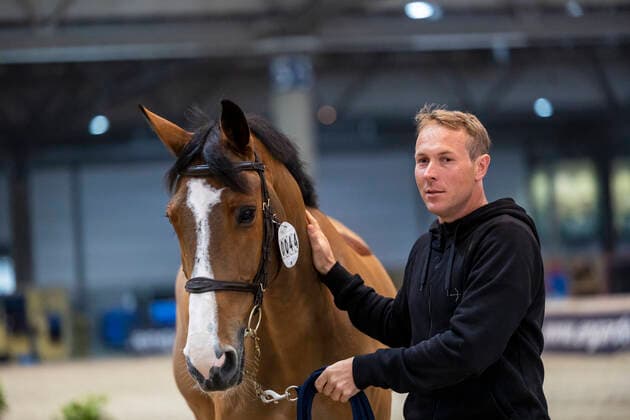 LEIPZIG Partner Horse FEI World Cup Finals 2022, LEIPZIG Partner Horse FEI World Cup Finals 2022 WILL David GER , C Four 2 VET Check CSI W LONGINES FEI JUMPING WORLD CUPâ ¢ Leipzig, Fair 05 April 2022