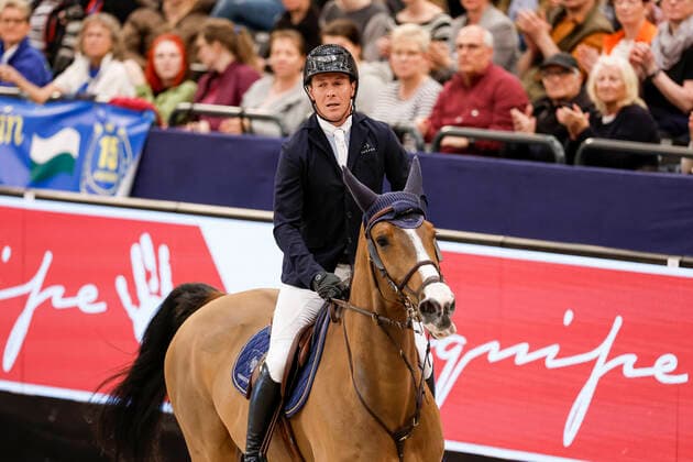 LEIPZIG Partner Horse FEI World Cup Finals 2022, LEIPZIG Partner Horse FEI World Cup Finals 2022 WILL David GER , C Four 2 Longines FEI JUMPING WORLD CUPâ ¢ Final III CSI W Int jumping competition over two rounds not against the clock with jump off Height 1,60m Leipzig, Messe 10 April 2022
