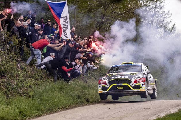 Bilder des Jahres 2022, Sport 04 April Sport Themen der Woche KW16 25 CAIS Erik (cze), TESINSKY Petr (cze), Ford Fiesta Mk II, action during the Croatia Rally 2022, 3rd round of the 2022 WRC, Motorsport Rallye, WM World Rally Car Championship, from April 21 to 24, 2022 at Zagreb, Croatia - AUTO - WRC - CROATIA RALLY 2022 DPPI Panoramic RPPA2022_03_CROATIA_746